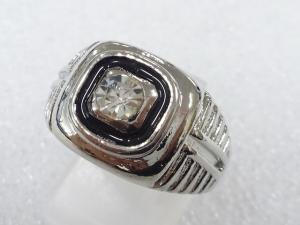 エナメル　クリスタル　指輪(18号)